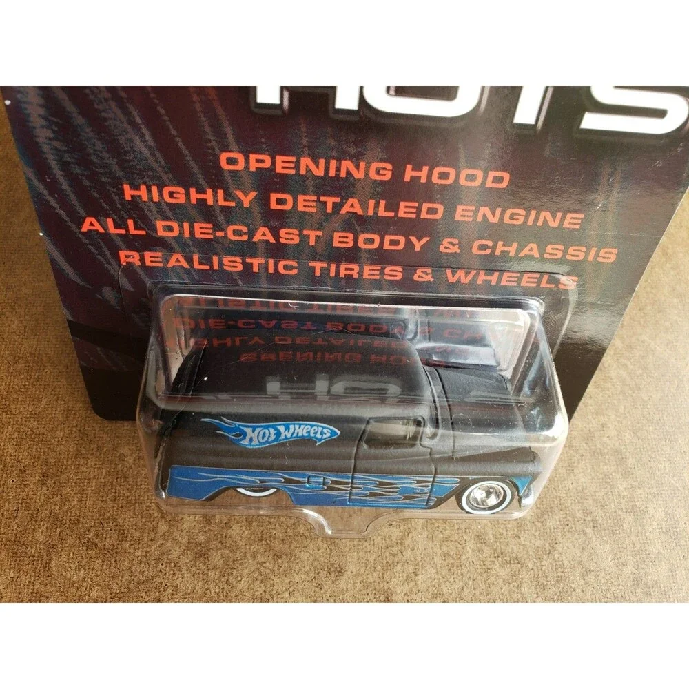 2006 Hot Wheels '55 CHEVY PANEL Black Blue ULTRA HOTS SERIES 1:64 WW REAL RIDERS